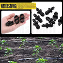 32Pcs Drip Irrigation Tubing Hole Punch & Fitting Insertion Tool with 1/2" 3/8” Drip Tube Closure Connectors End Cap Plugs for 5/8" 25/32" 1" Pipe Garden Greenhouse Agricultural Watering by GreenHaven Gardens