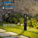 ALP53 6, 10 and 12-Pack Low Voltage Aluminum Pathway Lights Package Cast Aluminum, 3W 12V AC/DC LED Walkway Lighting