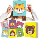 Alphabet Flash Cards,Giant ABC Animal Flash Cards for Toddler 3-5,26 Lowercase and Uppercase Letter Cards,Educational Learning Games for Kids,Preschool Kindergarten Toys by TinyTreasures Baby Boutique