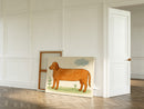 Golden Retriever Under Blue Skies