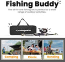 DaddyGoFish Kids Fishing Pole - Rod Reel Combo Tackle Box Starter Set - First Year Small Gear Kit for Boys Girls Toddler Youth Age Beginner Little Children by TinyTreasures Baby Boutique