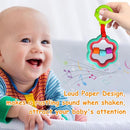 Baby Toys, Cartoon Animal Hanging Rattle Toys, Handbells Baby Rattles, Baby Bed Crib Car Seat Travel Stroller Toys for Infant, Best Birthday Gift for Newborn, 4 Pack by TinyTreasures Baby Boutique