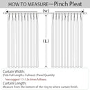 Macochico Natural Grey 100% Blackout Linen Curtains 96 Inches Long Pinch Pleated Curtains for Bedroom Living Room Nursery Farmhouse Insulated Sound Reducing Drapery with Tieback 84”Wx96”L 1 Panel by CozyNest Decor