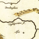 Vintage Map of Ottoman Empire  1665