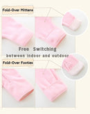 Newborn Baby Fleece Jumpsuit Girls Boys Winter Hooded Coverall Romper Cute Baby Snowsuit Clothes by TinyTreasures Baby Boutique