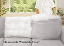 L Lengend Vansen Modular Sectional Sofa U Shaped Couch with Ottoman Modern Reversible Corner Sectional Couch for Living Room (Light Grey, U Shaped Sofa-3) by CozyNest Decor