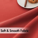 ANRODUO Back Tab Blackout Curtains for Bedroom Living Room, Rod Pocket Pinch Pleated Thermal Insulated Room Darkening Curtains 72 Inches Long 2 Panels, Burnt Orange, 42 x 72 Inch by TinyTreasures Baby Boutique