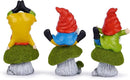 Hodao 3 PCS Spring Yoga Mushroom Gnomes Decoration Summer Elf Figurines Gifts for Home Spring Lively Garden Statues Decor for Outdoor, Mom, Mother (Green) by CozyNest Decor