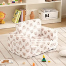 Toddler Chair Kids Couch, 2-in-1 Comfy Armchair with Removable and Washable Cover Carrying Handle, Convertible Reading Chair Toddler Couch for Girls and Boys by CozyNest Decor