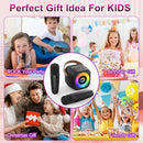 Mini Karaoke Machine, Portable Bluetooth Karaoke Speaker with 2 Wireless Mics for Kids and Adults, Birthday Gifts for Girls and Boys 3-12+ Years Old Birthday Party Home Black by TinyTreasures Baby Boutique