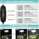 LBW Grow Light with Stand, Full Spectrum LED Plant Light for Indoor Plants, Floor Grow Lamp with 63" Adjustable Tripod, 4H/8H/12H Timer, 6 Dimmable Brightness, Ideal for Tall Plants by GreenHaven Gardens