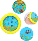 Musfunny Ocean Drum Wave Bead Drums Gentle Sea Sound Music Gift Musical Educational Sea Sound Drum Tool for Kid Child Baby (Yellow) by TinyTreasures Baby Boutique