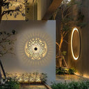 4 Pack Solar Fence Lights Metal Solar Powered Outdoor Wall Deck Lights Lotus Theme Waterproof Fence Light for Garden Post Patio Backyard Yard Decor (Lotus, 4 Pack) by CozyNest Decor