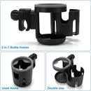 Accmor Universal Cup Holder, Stroller Cup Holder, 360° Rotatable Large Caliber Designed Bottle Holder for Stroller, Bike, Wheelchair, Walker, Scooter by TinyTreasures Baby Boutique