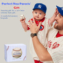 Baby Handprint & Footprint Kit with Photo Frame, Baseball Stand & Display Case – Perfect Newborn Keepsake, Baseball Baby Shower Gifts New Dad First Parent's Father's Day Gift by TinyTreasures Baby Boutique