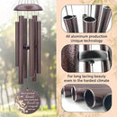 Personalized Wind Chimes, Sympathy Wind Chime, in Loving Memory for Loss of Loved Dad/Mom, Metal Large Memorial Condolences Gifts, Remembrance Wind Chimes for Loss of Loved One by CozyNest Decor