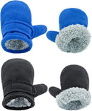 BAVST Baby Toddler Winter Mittens Girls Warm Fleece Lined Gloves Kids Sherpa Lined Mittens for Boys by TinyTreasures Baby Boutique