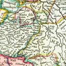Vintage Map of Germany 1665