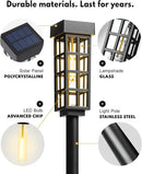 PASAMIC Solar Pathway Lights Outdoor8 Pack Solar Pathway Lights, LED Solar Lights Outdoor, IP65 Waterproof Outdoor Solar, Landscape Lighting for Patio Driveway Decor, Transparent by GreenHaven Gardens