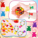 Huquary 24 Sets Bear Beaded Bracelet Crafts Kit DIY Bead Craft Gifts Making DIY Bracelet Supplies for Jewelry Making Wedding Birthday Party Favors by TinyTreasures Baby Boutique