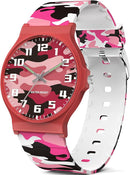 Kids Analog Watch Boys Girls, 30M Waterproof, Sports Watch for Boys, Easy to Read Children's Thin Dial Wrist Watches with Soft Band, for Ages 5-15 Kids Great Birthday Gifts Christmas Day by TinyTreasures Baby Boutique