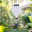 Hanging Solar Lantern Outdoor Garden Decor Hot Air Balloon Lantern with Flickering Flame Gifts for Women Grandma Mom Outdoor Hanging Light Solar Decorative Lamp for Garden Patio Yard and Home by GreenHaven Gardens