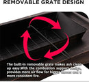 Bestier 37" Fire Pits, Wood Burning Fireplace for Outside Rectangular Chiminea Outdoor Firepits with Poker, Wood Storage, Rain Cover and Removable Fire Grill for Patio, Garden, Backyard, Camping by GreenHaven Gardens