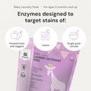 Grab Green Baby Laundry Detergent Pods, 50 Count, Dreamy Rosewood, Plant and Mineral Based, Formulated to Tackle Growing Baby (5 Months and Older) Laundry Stains by TinyTreasures Baby Boutique