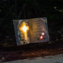 Outdoor Solar Bible Cross Garden Stakes Lights, Waterproof Memorial Grave Decorations Gifts for Cemetery Outdoors Lawn Yard Home Patio Decor by CozyNest Decor