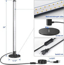 Barrina T10 Vertical Grow Light, 20W 2FT Desk LED Plant Light, Hanging and Standing, Table Top Full Spectrum Grow Lights for Indoor Plants with Stand and On/Off Switch, Ideal for Plants Growth by GreenHaven Gardens