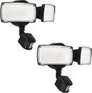 UME 2 Pack 19W LED Flood Light Motion Sensor Outdoor, 2 Adjustable Head, 2000LM, 5000K, IP65 Waterproof, Dusk to Dawn Security Light with Photocell for Exterior,Outside,Garage,House(Black) by GreenHaven Gardens