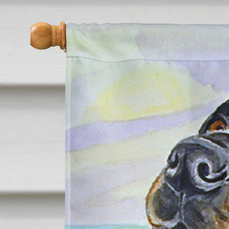 Rottweiler Flag Canvas House Size