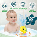 ZHENDUO Baby Bath Toys, Rechargeable Bath Toys, Whale Spray Water Bath Toy, Sprinkler Bathtub Shower Toys for Toddlers Kids Boys Girls, Pool Toy for Baby (Yellow) by TinyTreasures Baby Boutique