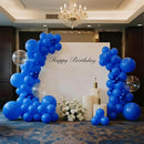 140pcs Dark Blue Round Balloons Different Sizes 18 12 10 5 Inch Latex Balloons for Arch Decoration Party Balloon Kit for Graduation Birthday Party Wedding Balloon Baby Shower Decoration by TinyTreasures Baby Boutique