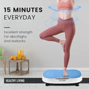 EILISON Glory Vibration Plate Exercise Machine - Whole Body Workout Vibration Fitness Platform Equipment for Home & Travel Workout, Weight Loss, Toning & Wellness by CozyNest Decor
