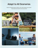 DARAN Solar Generator 192Wh with 30W Solar Panel, Portable Power Station 300W (600W Surge), 8 Outputs LiFePO4 Battery, Portable Charger for Camping, Emergency, Outdoor Off-Grid Use by TinyTreasures Baby Boutique