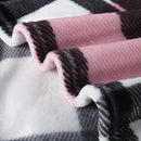 MERRYLIFE Pink Plaid Throw Blanket Decorative Fleece Throw | Ultra-Plush Colorful | Couch Blanket Travel Lap | Home Gift Use(50" 60",Pink Plaid) by CozyNest Decor