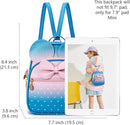 KL928 Girls Bowknot Polka Dot Cute Mini Backpack Small Daypacks Convertible Shoulder Bag Purse for Women by TinyTreasures Baby Boutique