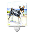 Basenji Ceramic Night Light Compact, UL-Certified, Ideal for Bedroom, Bathroom, Nursery, Hallway, Kitchen, 6x4x3, Multicolor