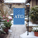 Alpha Tau Omega Licensed Flag Garden 12x19 inches Flag Banner Yard Decor Outdoor Decoration (Alpha Tau Omega
