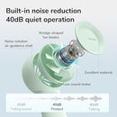 JISULIFE Portable Handheld Turbo Fan [16H Max Cooling Time], 4000mAh USB Rechargeable Personal Battery Operated Lash Small Pocket Fan with 5 Speeds for Travel/Outdoor/Vacation/Concerts - Green by TinyTreasures Baby Boutique