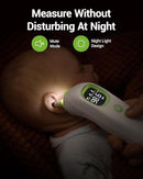 Ear Thermometer with Heated Probe, High Accuracy Thermometer for Kids, Adults and Babies with 32 Memory Recall, Mute and Night Light, Includes 21 Disposable Probe Covers, Storage Box, by TinyTreasures Baby Boutique