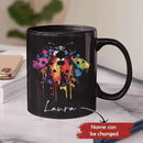 Personalized Choose Name Ladybug Coffee Mug, Colorful Ladybug Animal Design Cup, Customized Ladybug Lover Ceramic Mug, Gift For Christmas, Custom Animal Black Cup 11oz 15oz, Ladybug Mug by CozyNest Decor