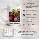 Ship Next Day Custom Mug Design Your Own Photo Text Personalized Picture Gifts for Women Men Customized Gift Idea Personalized Coffee Mugs 11oz White Handle by TinyTreasures Baby Boutique