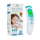 Amplim Non-Contact Forehead Thermometer & Case for Adults, Kids, Baby, FDA Cleared, Medical Grade, Touchless Infrared, 1-Sec Reading, Fever Alarm, Memory Recall, Quiet Mode, (White) by TinyTreasures Baby Boutique