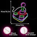 Alkkign Gamer Neon Sign for Wall Decor Game Controller Neon Signs Gaming Neon Light for Gamer Room Decor Game LED Sign for Teen Boys Room Gaming Room Decoration by GreenHaven Gardens