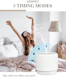 Ceramic Essential Oil Diffuser 280ml- Aromatherapy Diffuser with Ultrasonic Cool Mist Humidifier, Night Light, Timer, Auto Shut-Off, Large Room Aroma Diffuser for Home, Bedroom, Office, Yoga by TinyTreasures Baby Boutique