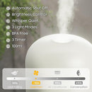 Essential Oil Diffuser, Quiet 6-in-1 Premium Humidifier, 100ml Small Aromatherapy Diffuser with Auto Shut-Off Function, Ultrasonic Diffusers for Essential Oil by TinyTreasures Baby Boutique