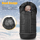 Yoofoss Winter Stroller Cover - Universal Toddler Footmuff, Water Resistant Coral Baby Stroller Bunting Sleeping Bag by TinyTreasures Baby Boutique