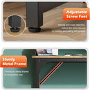 PayLessHere 32/39/47 inch Computer Desk Study Writing Table, Adjustable feet, Modern Furniture for Home Office (1, Vintage, 39 inch) by CozyNest Decor